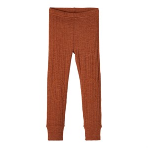 Name It - Wang Wool Needle Longjohn, Mocha Bisque